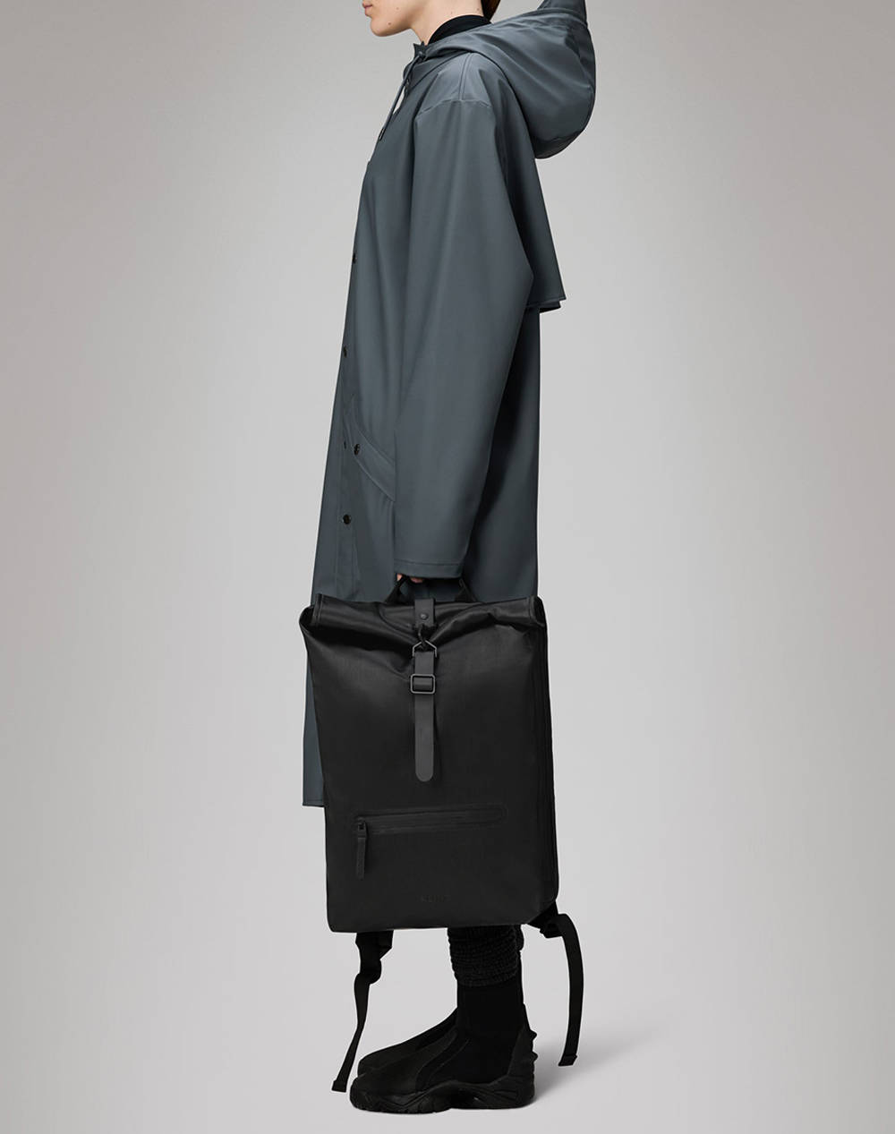 RAINS Rolltop Rucksack W3 (Размери: 48 x 32 x 11 см.)