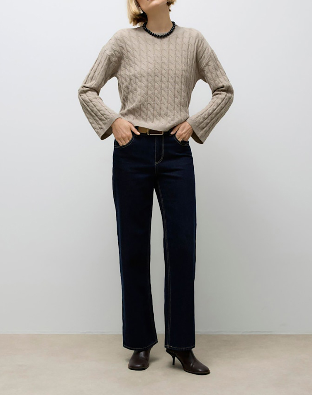 AWARE BY VERO MODA AWLORELLA LS O-NECK KNIT NOOS