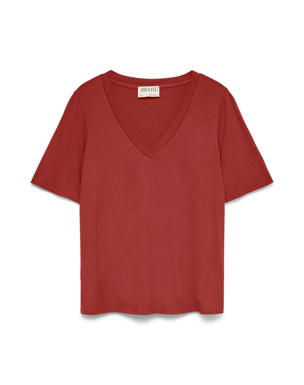 AWARE BY VERO MODA AWRITA SS V-NECK T-SHIRT NOOS