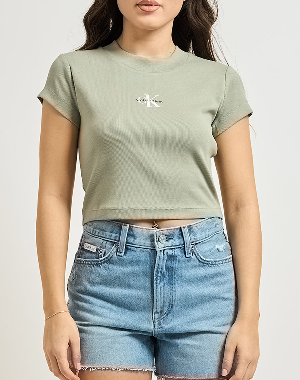 CALVIN KLEIN JEANS MONOGRAM BABY TEE