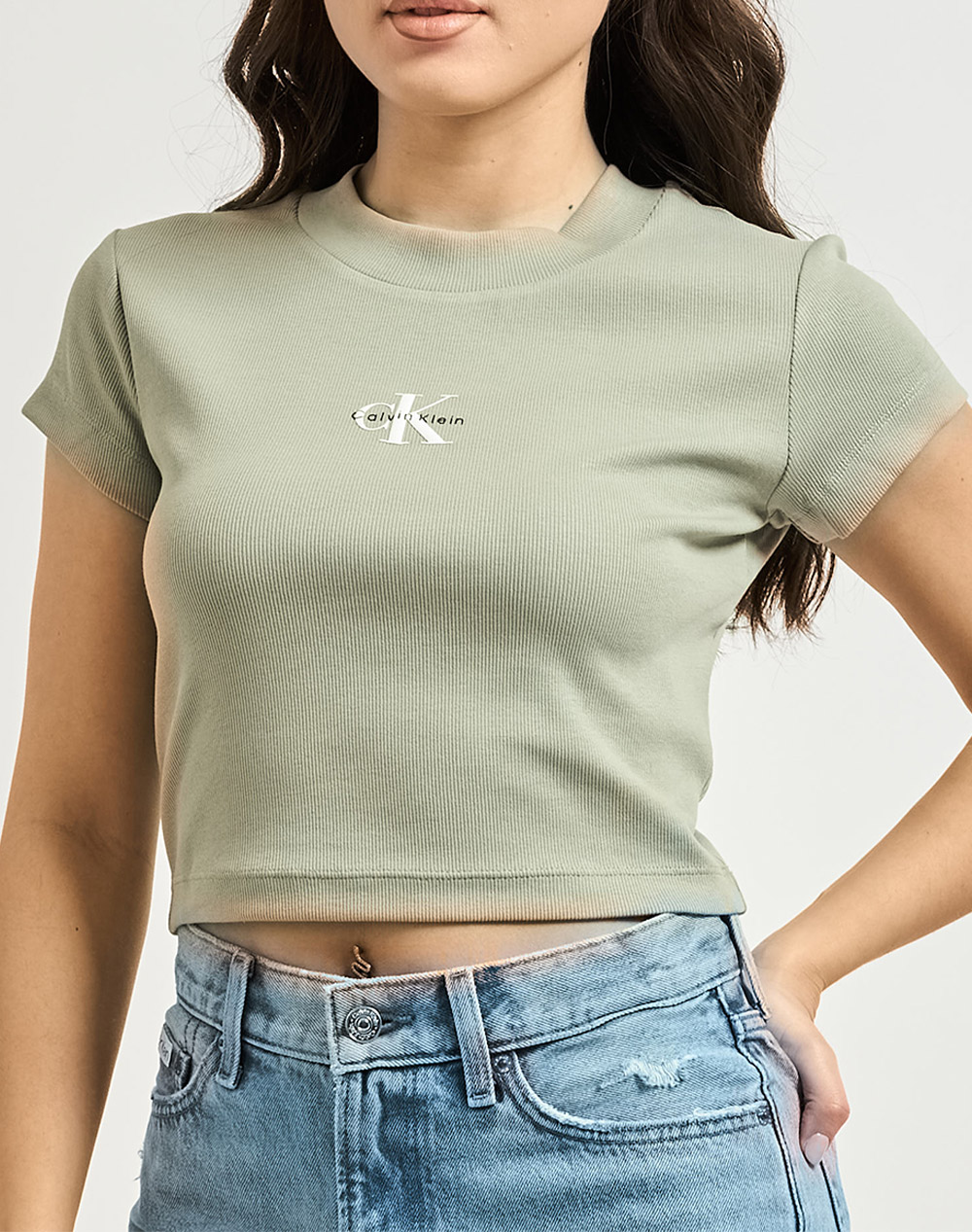CALVIN KLEIN JEANS MONOGRAM BABY TEE