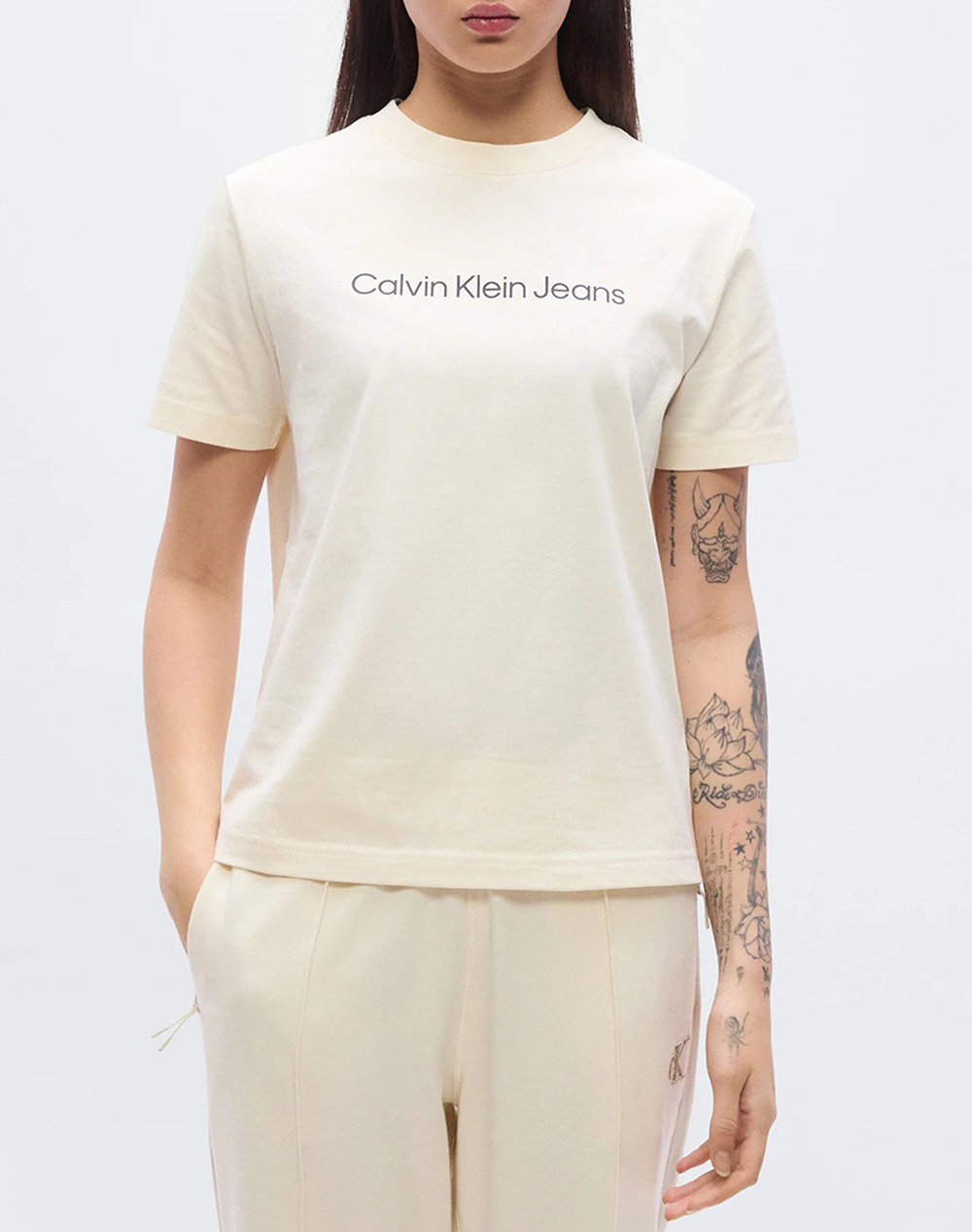 CALVIN KLEIN JEANS A- INST LOGO CLASSIC TEE SS