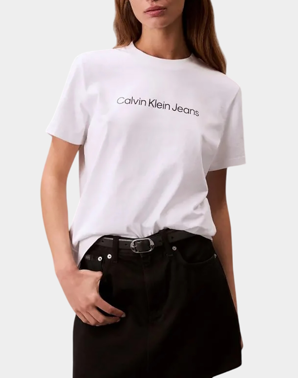 CALVIN KLEIN JEANS A- INST LOGO CLASSIC TEE SS