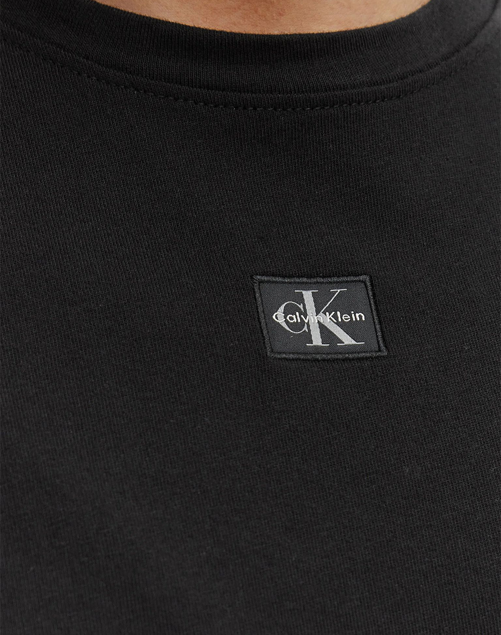 CALVIN KLEIN JEANS SS WOVEN LABEL CLASSIC FIT TEE