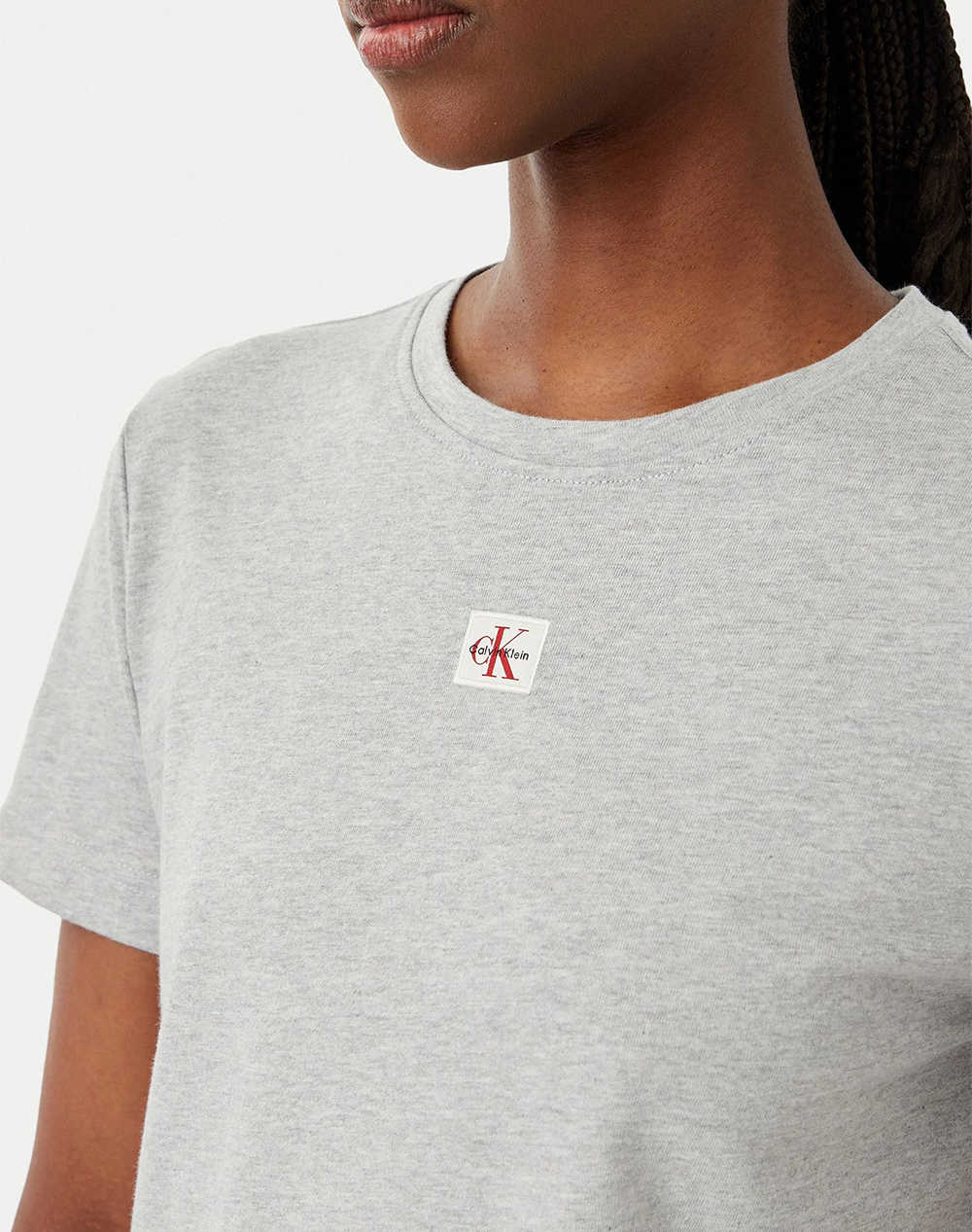 CALVIN KLEIN JEANS SS WOVEN LABEL CLASSIC FIT TEE