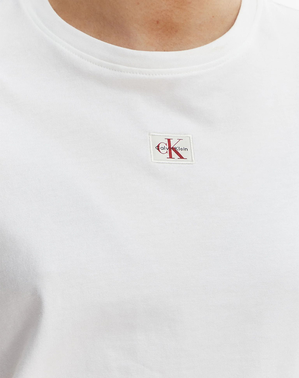 CALVIN KLEIN JEANS SS WOVEN LABEL CLASSIC FIT TEE