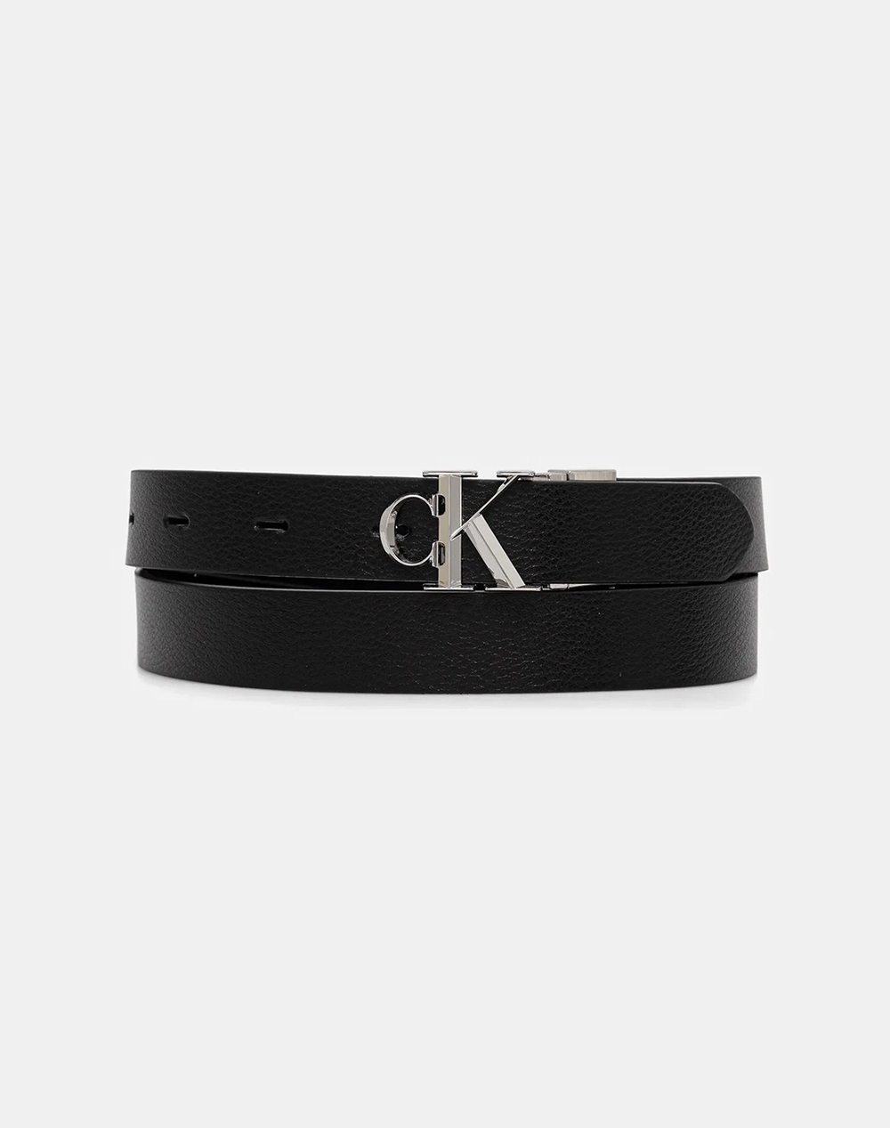 CALVIN KLEIN FACTED CK BUCKLE 25MM RE ADJ M