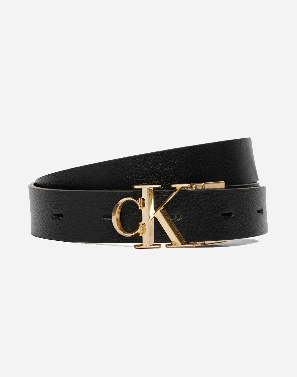 CALVIN KLEIN FACTED CK BUCKLE 25MM RE ADJ M