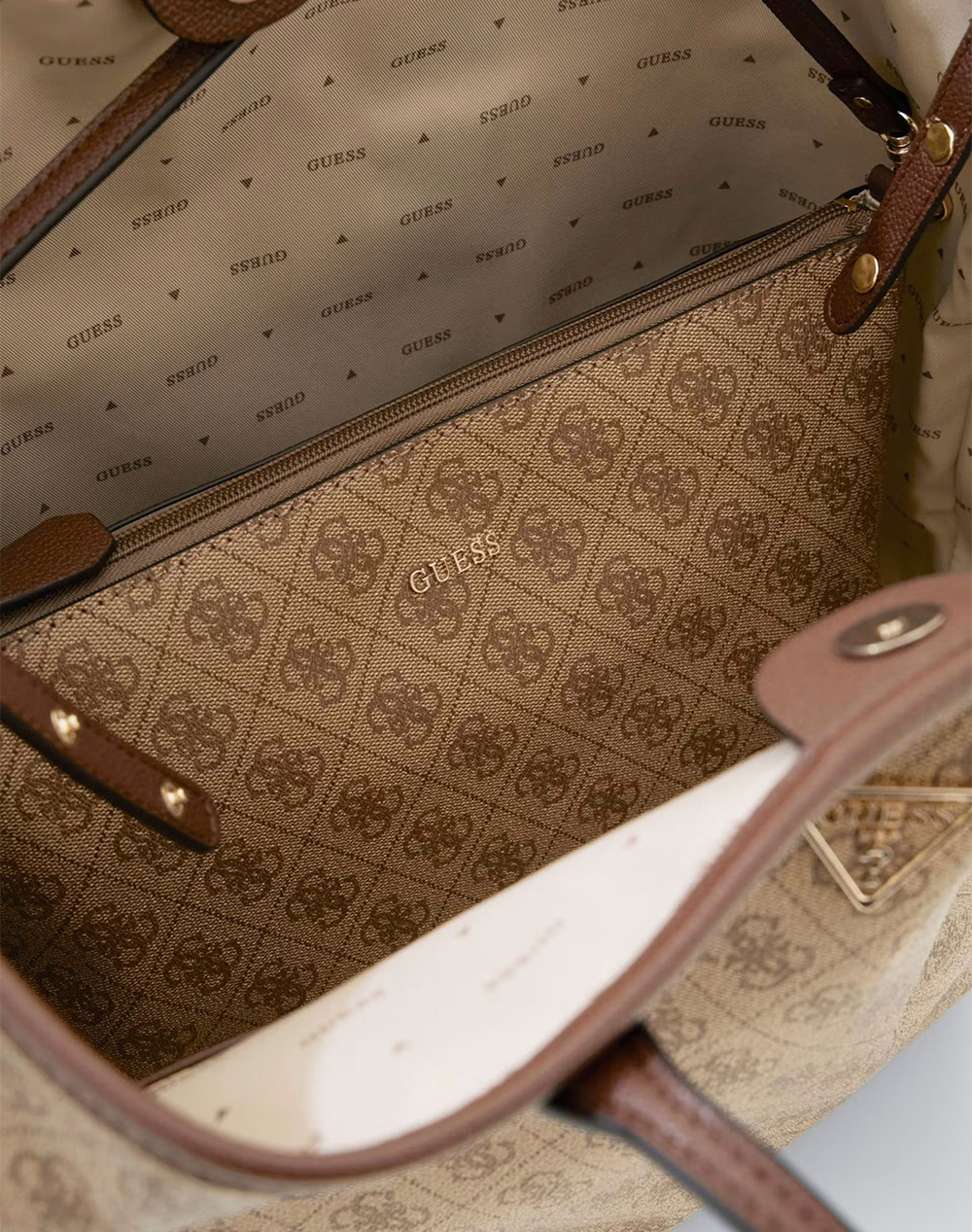 GUESS VICTTORIA LARGE 2 IN 1 TOTE WOMENS BAG