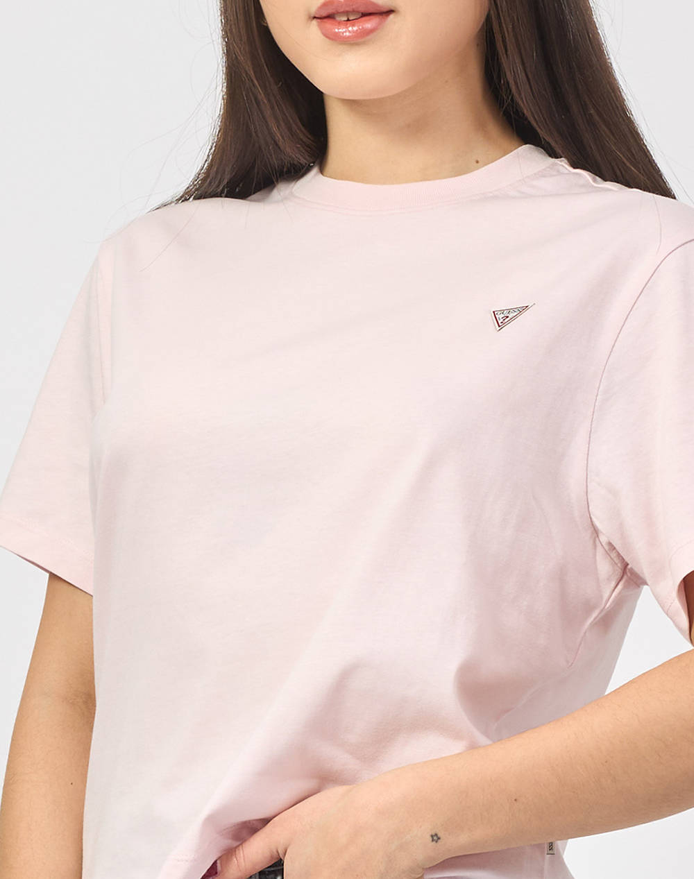 GUESS JEANS GJ SS CN BOXY MINI T - ORGANIC COTTON 160GSM BLOUSE W