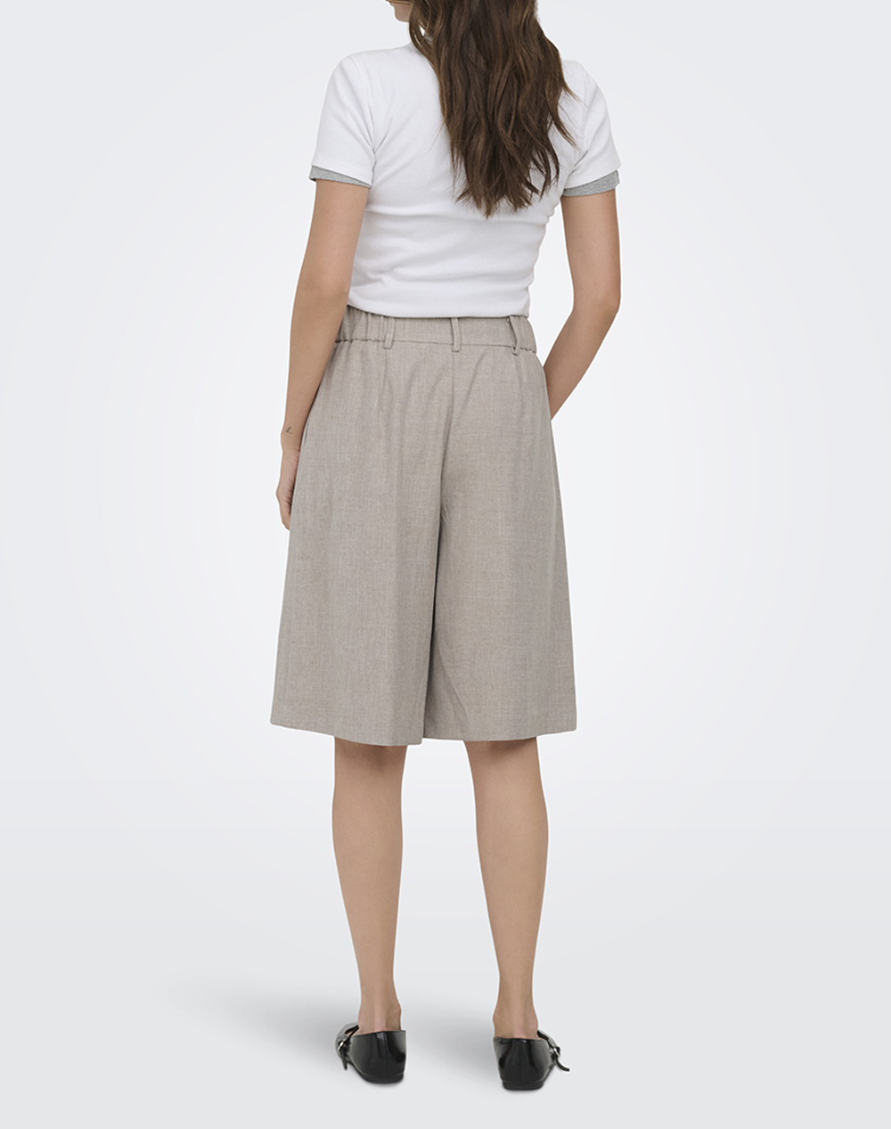 ONLY ONLLINDA HW MEL LONG SHORTS TLR NOOS