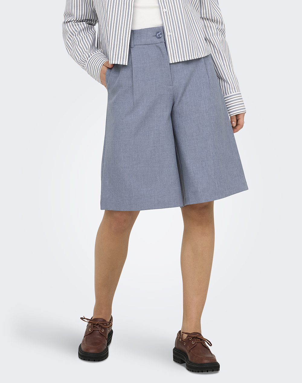 ONLY ONLLINDA HW MEL LONG SHORTS TLR NOOS