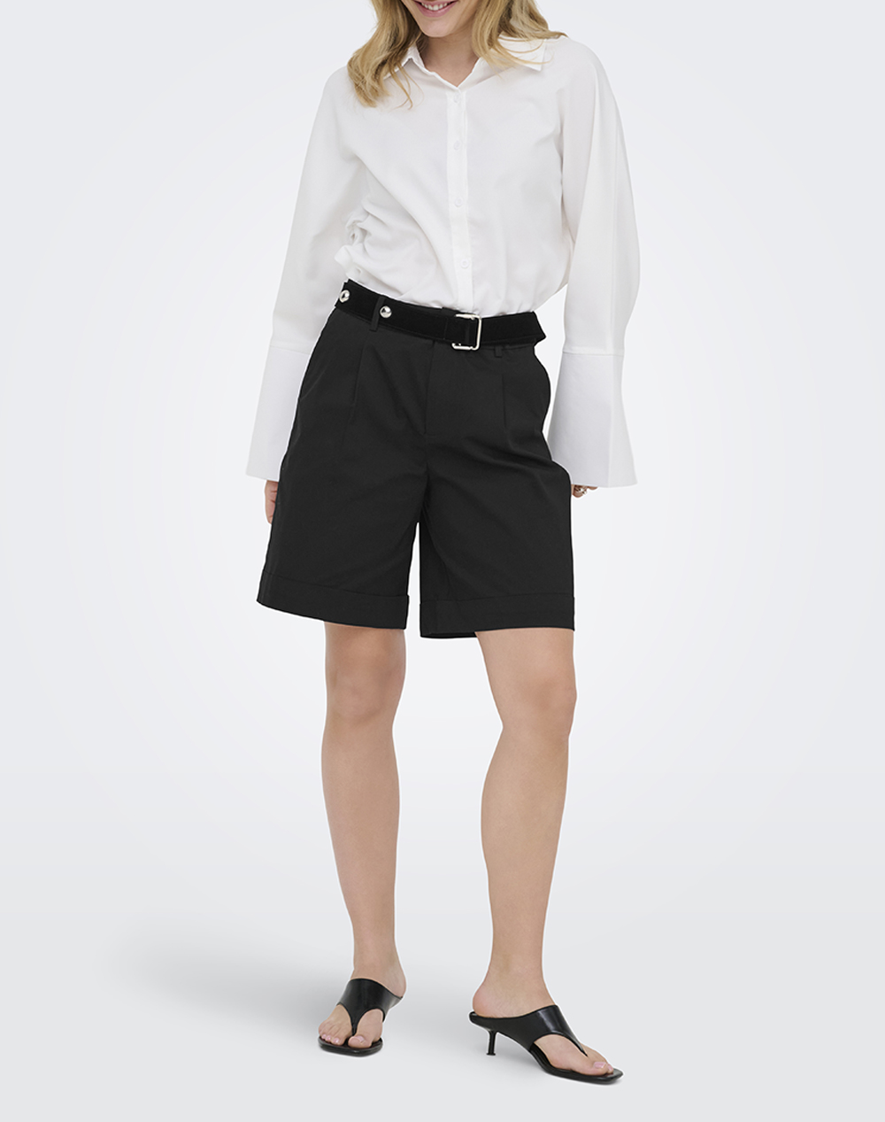 ONLY ONLROSALIE HW BERMUDA SHORTS PNT NOOS