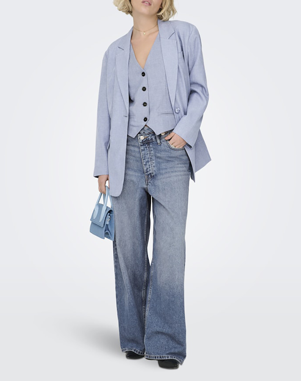 ONLY ONLLINDA LS BOYFR MEL BLAZER TLR NOOS