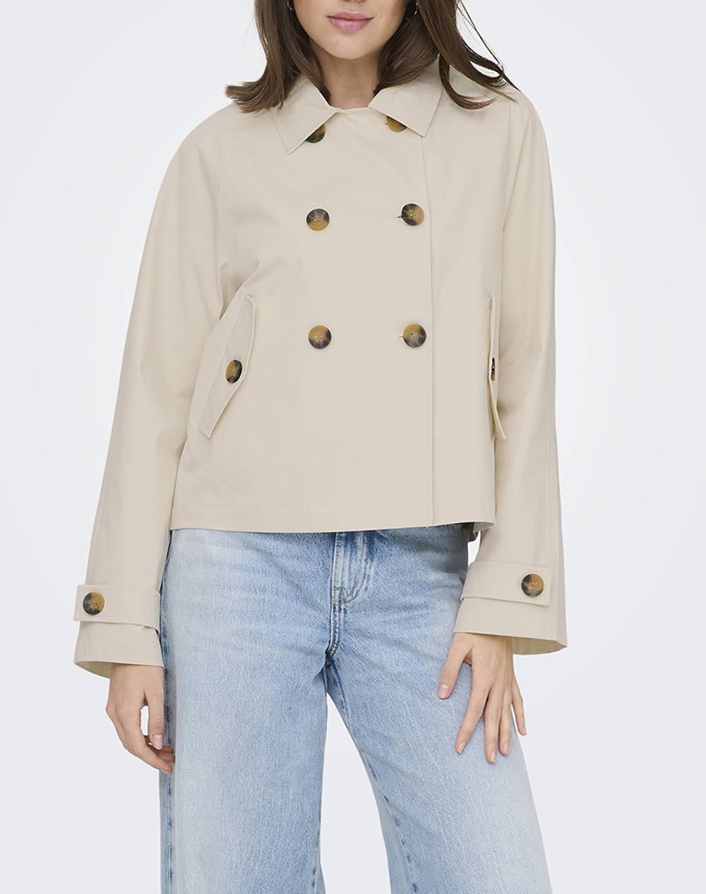 ONLY ONLAPRIL LIFE SHORT TRENCHCOAT OTW NOOS