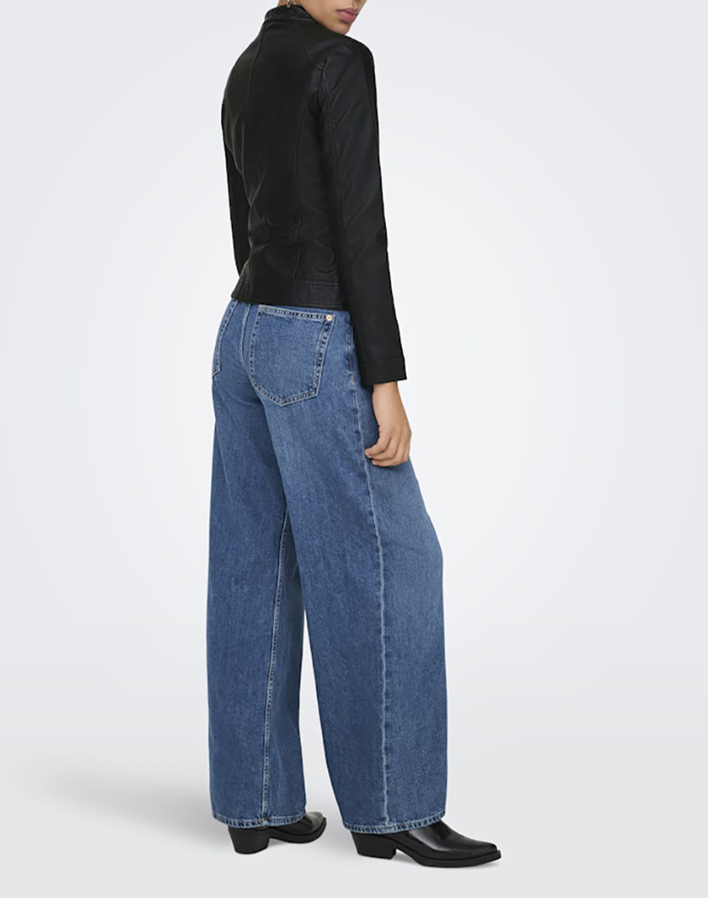 ONLY ONLBANDIT FAUX LEATHER BIKER OTW NOOS