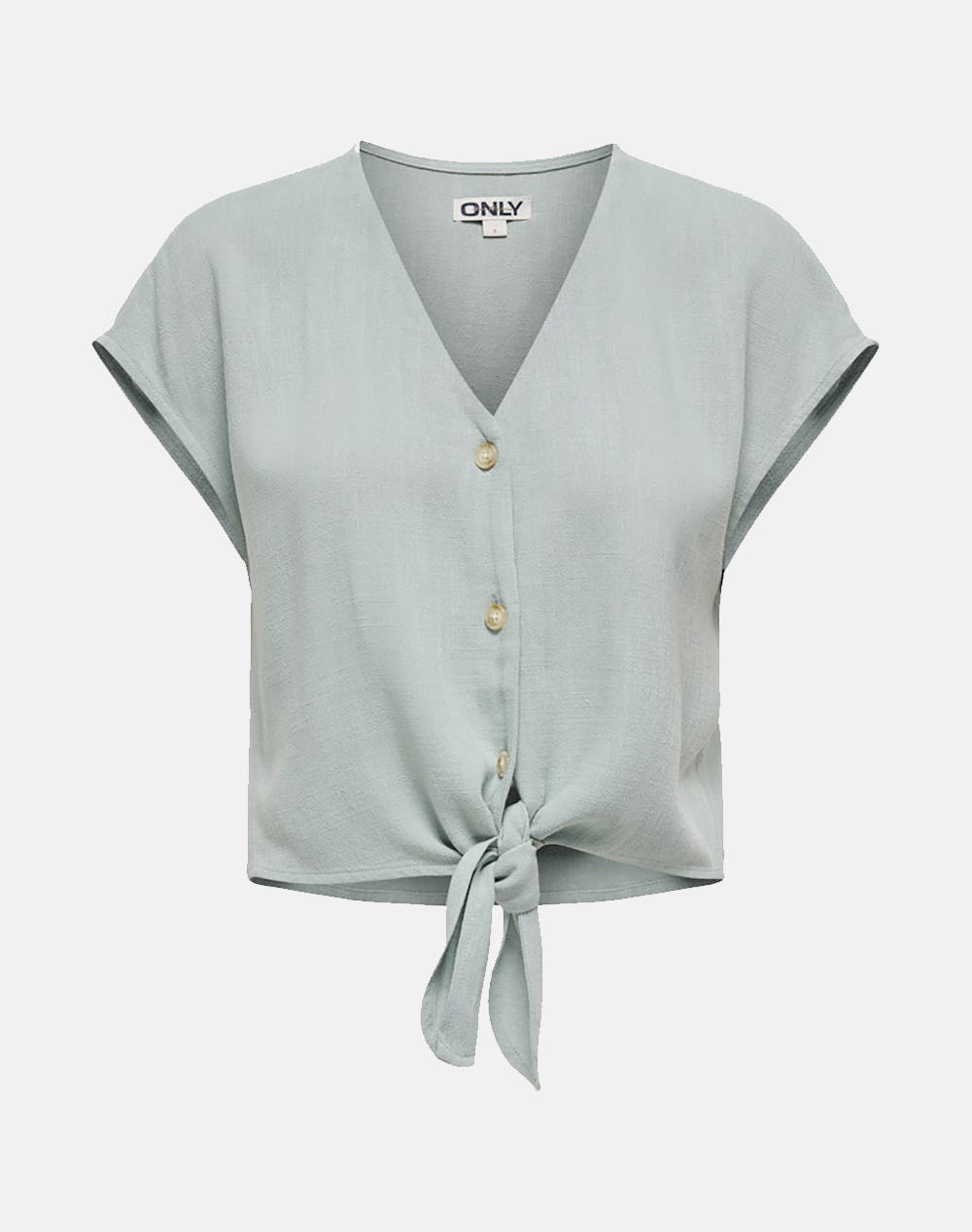 ONLY ONLSIESTA SS KNOT LIN BL SHIRT PNT NOOS