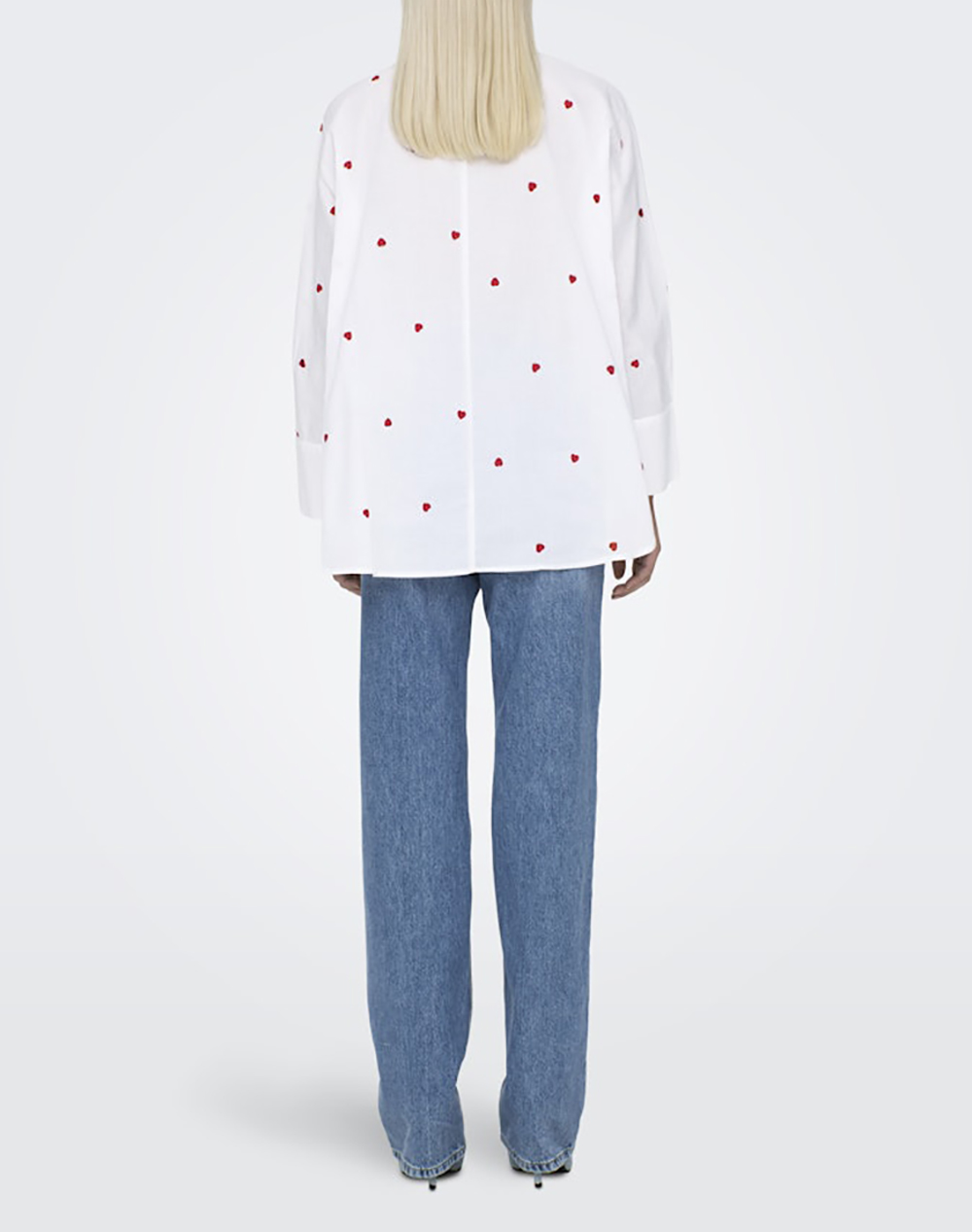 ONLY ONLNEW LINA GRACE LS EMB SHIRT NOOS WVN