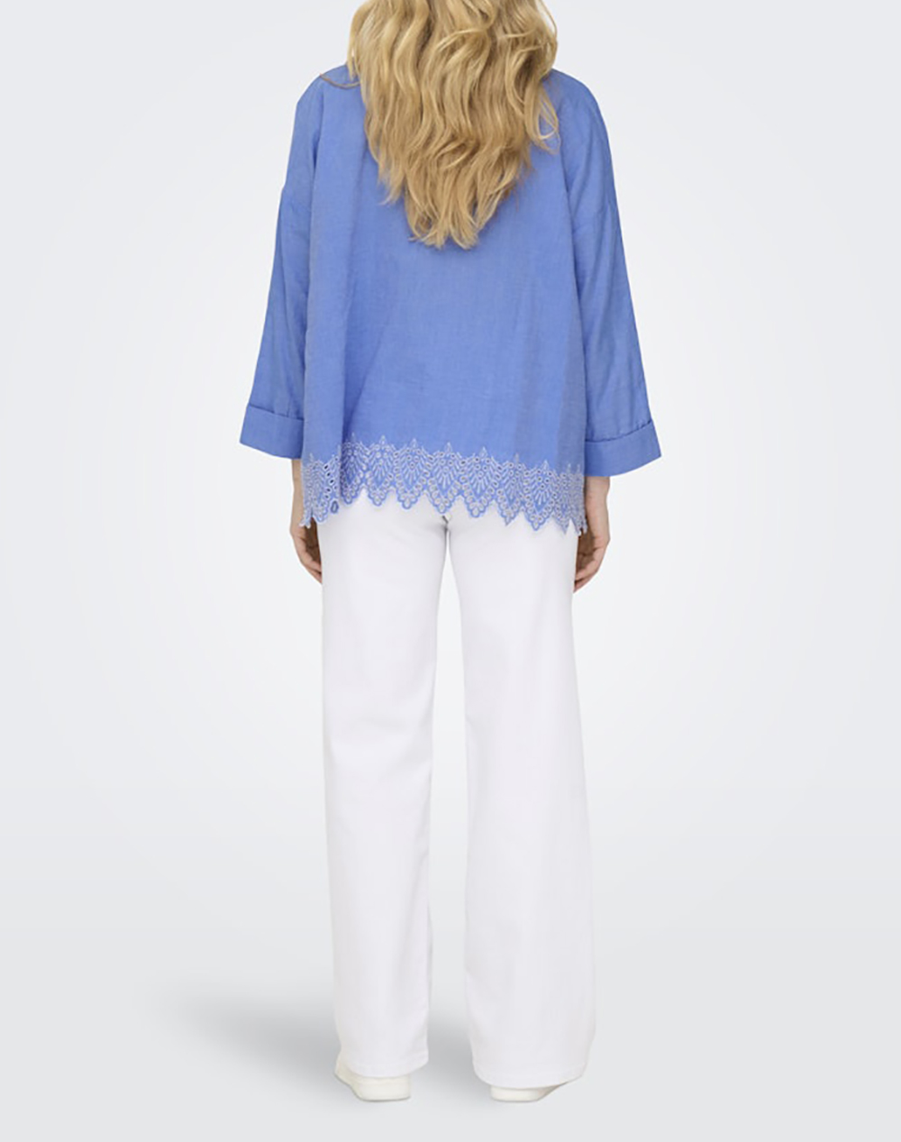 ONLY ONLGRACES TULUM LS EMB SHIRT NOOS WVN