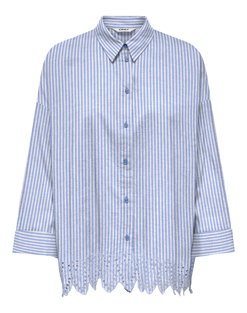 ONLY ONLGRACES TULUM LS EMB SHIRT NOOS WVN