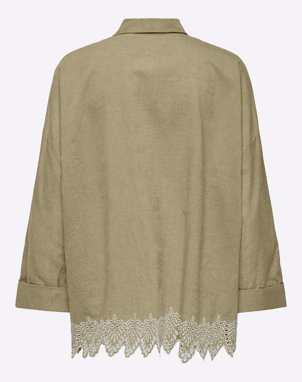 ONLY ONLGRACES TULUM LS EMB SHIRT NOOS WVN