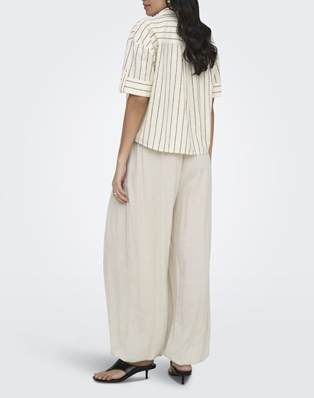 ONLY ONLTIZANA STRIPE S/S SHIRT WVN NOOS