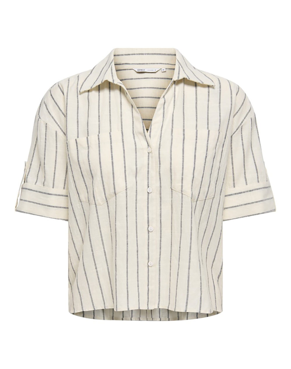 ONLY ONLTIZANA STRIPE S/S SHIRT WVN NOOS