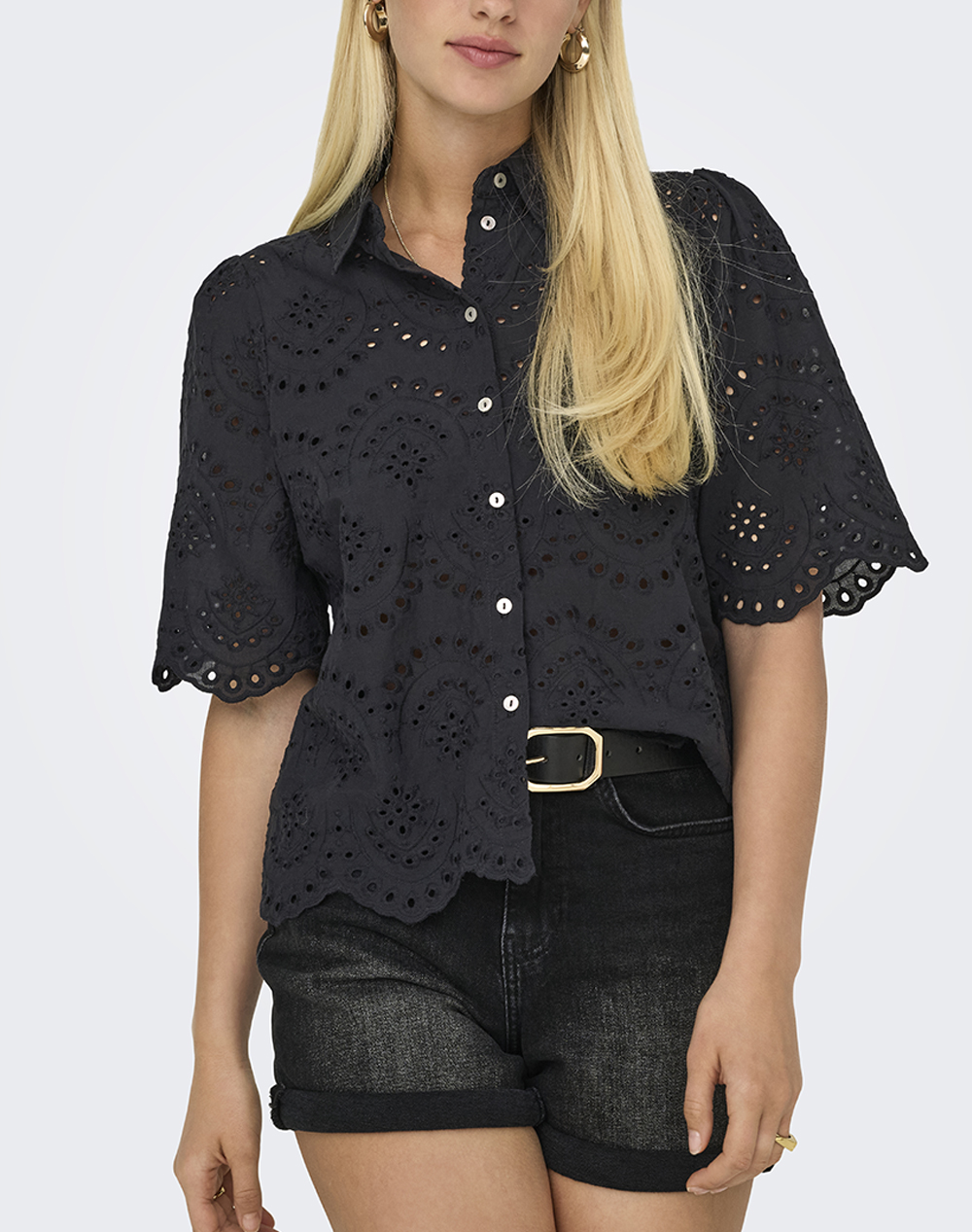 ONLY ONLVALAIS S/S SHIRT WVN NOOS