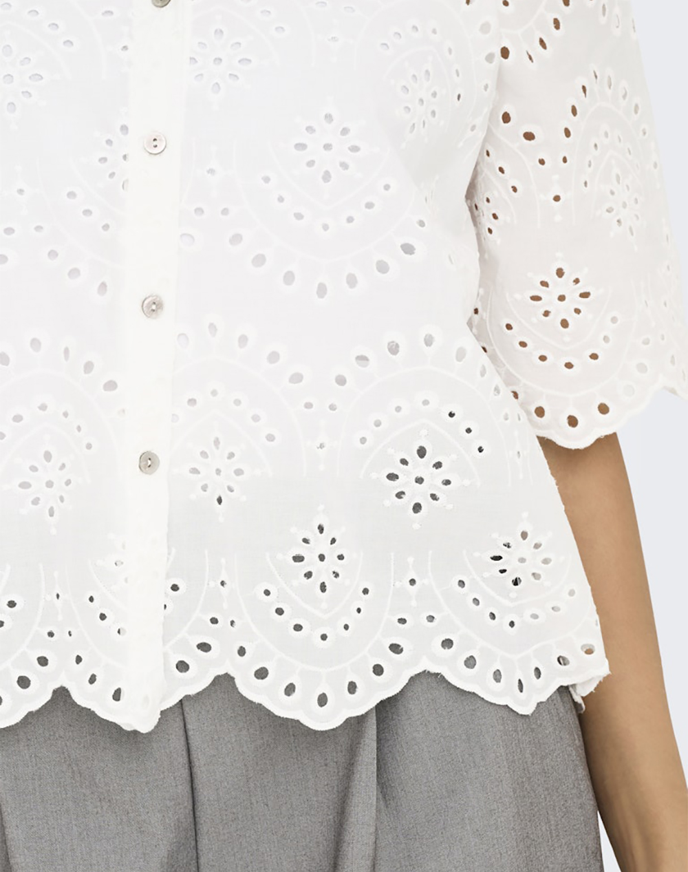 ONLY ONLVALAIS S/S SHIRT WVN NOOS