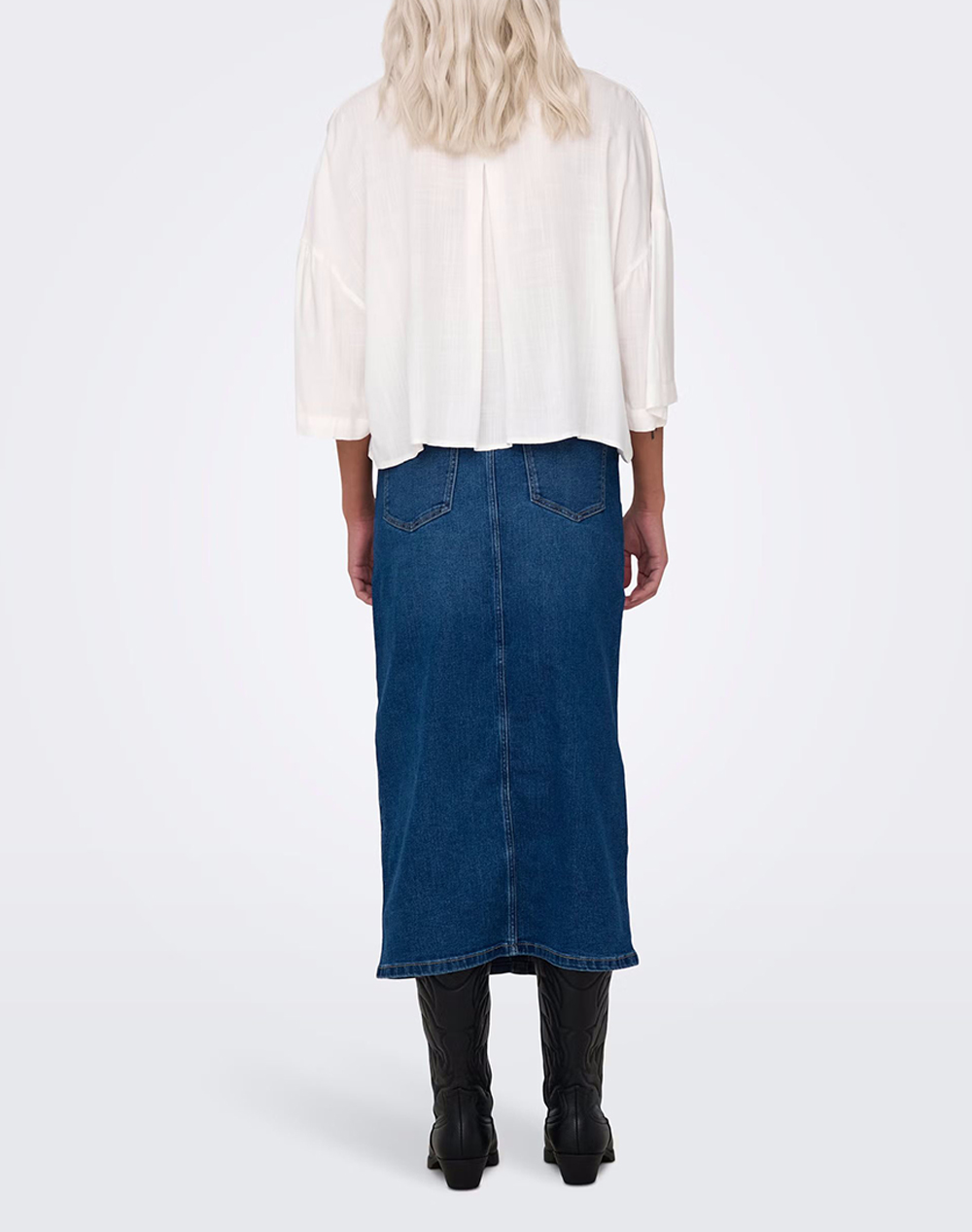 ONLY ONLASTRID LIFE 2/4 CROP SHIRT WVN NOOS