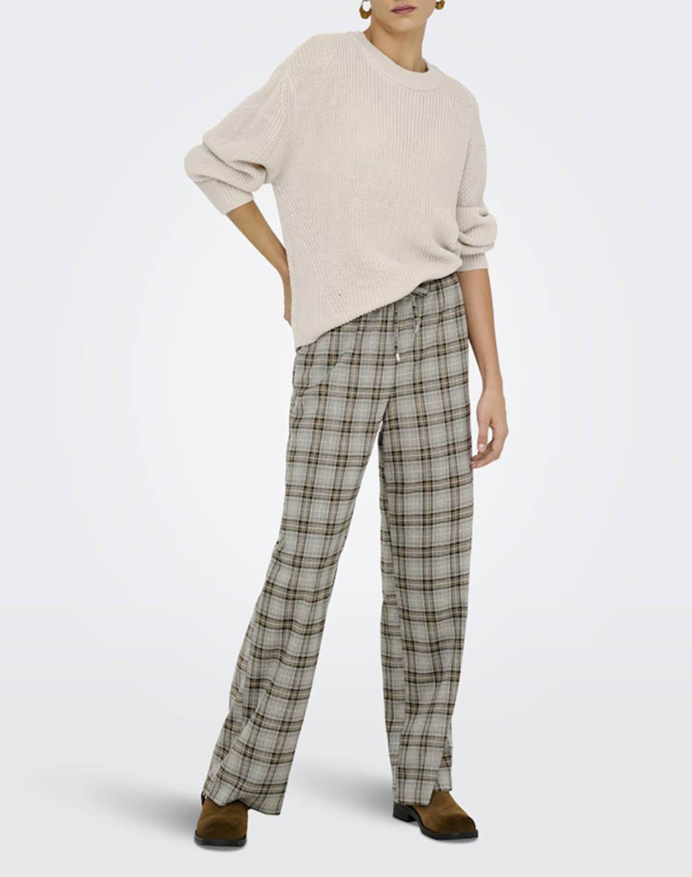 ONLY ONLMILOUZ LS RIB PULLOVER KNT NOOS