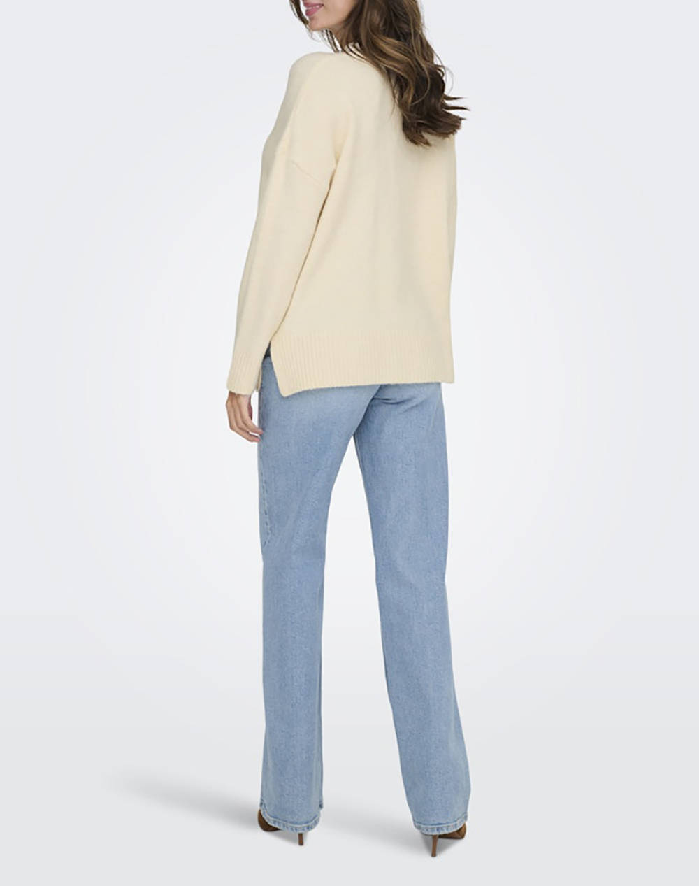 ONLY ONLHAZEL LS HIGHNECK OVERS PULL KNT NOOS