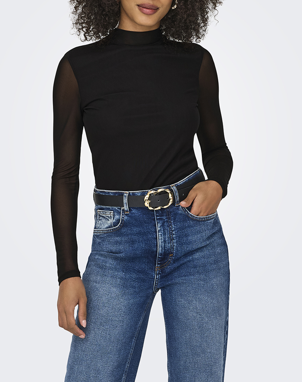 ONLY ONLERICA LIFE MESH L/S TOP JRS NOOS