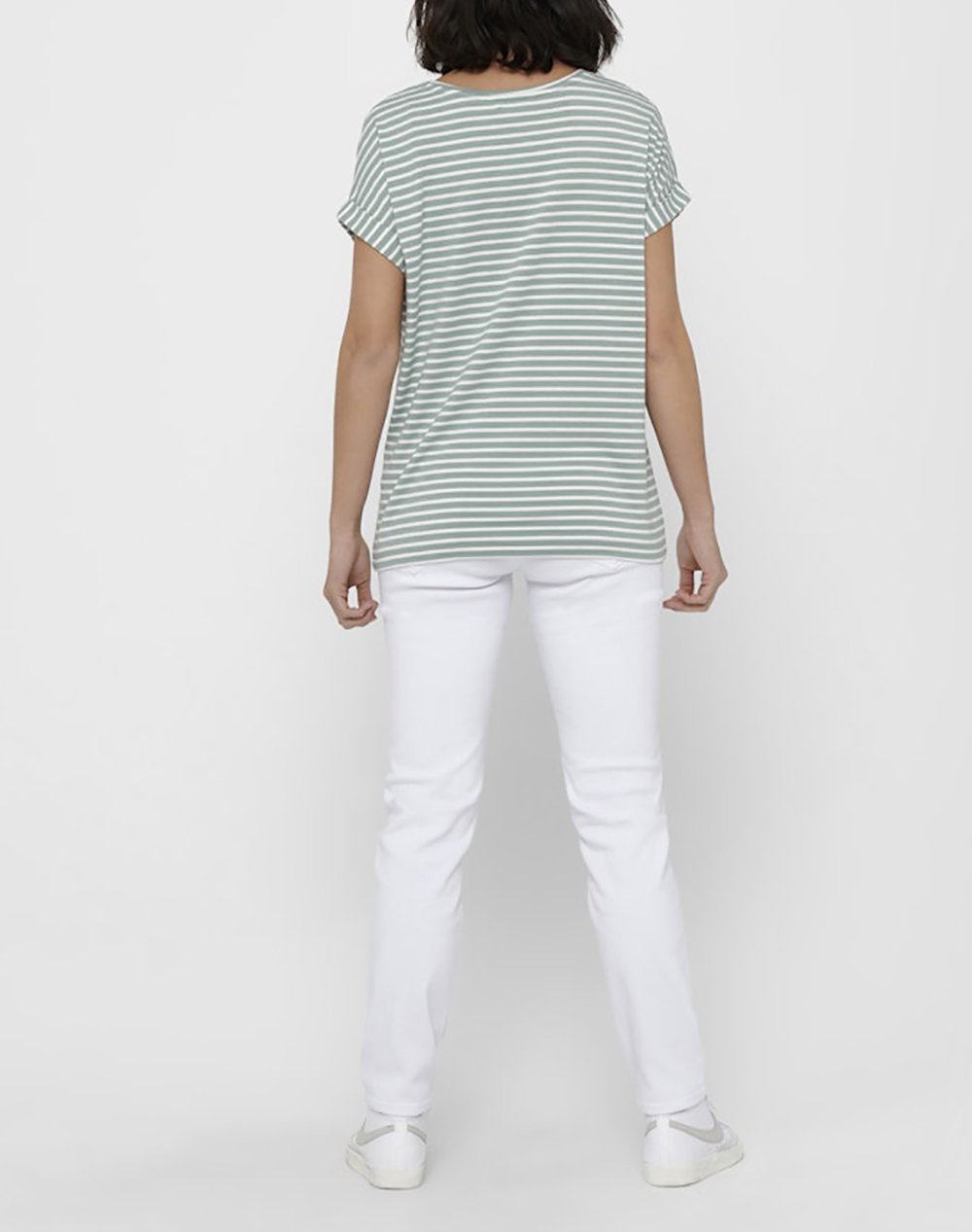 ONLY ONLMOSTER STRIPE S/S O-NECK TOP JRS NOOS