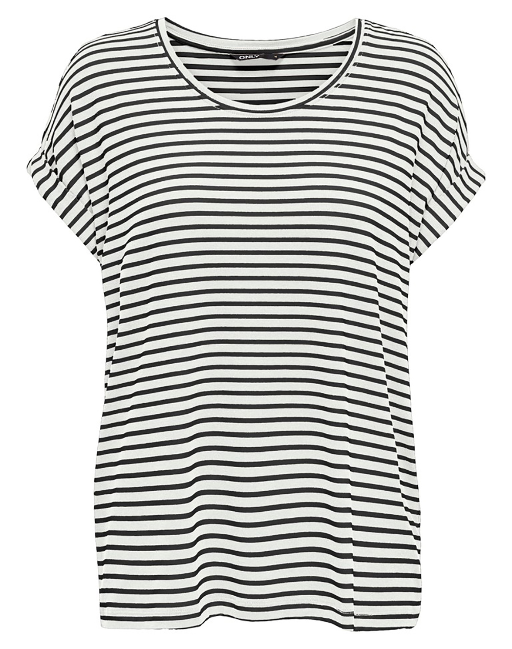 ONLY ONLMOSTER STRIPE S/S O-NECK TOP JRS NOOS