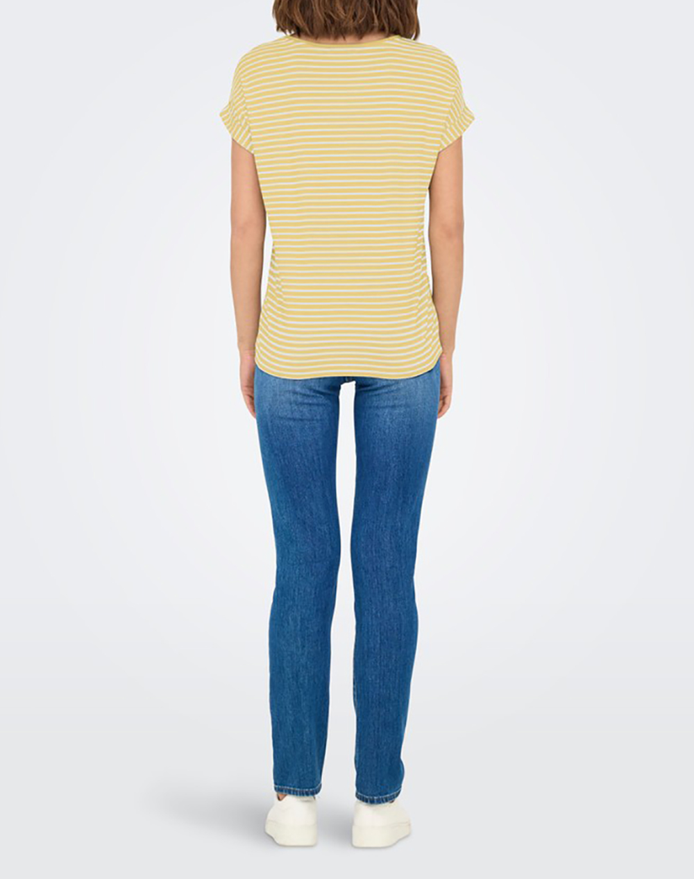 ONLY ONLMOSTER STRIPE S/S O-NECK TOP JRS NOOS