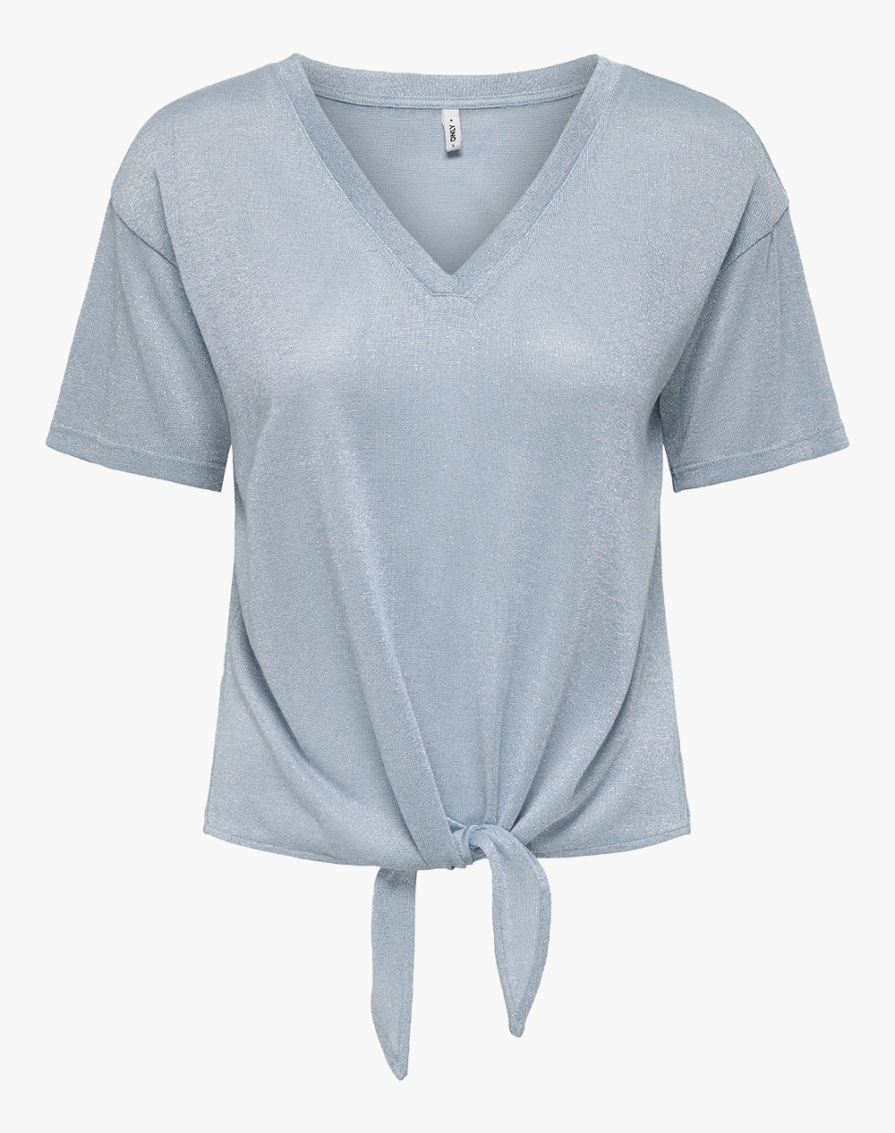 ONLY ONLAMBER S/S KNOT SHINE TOP JRS