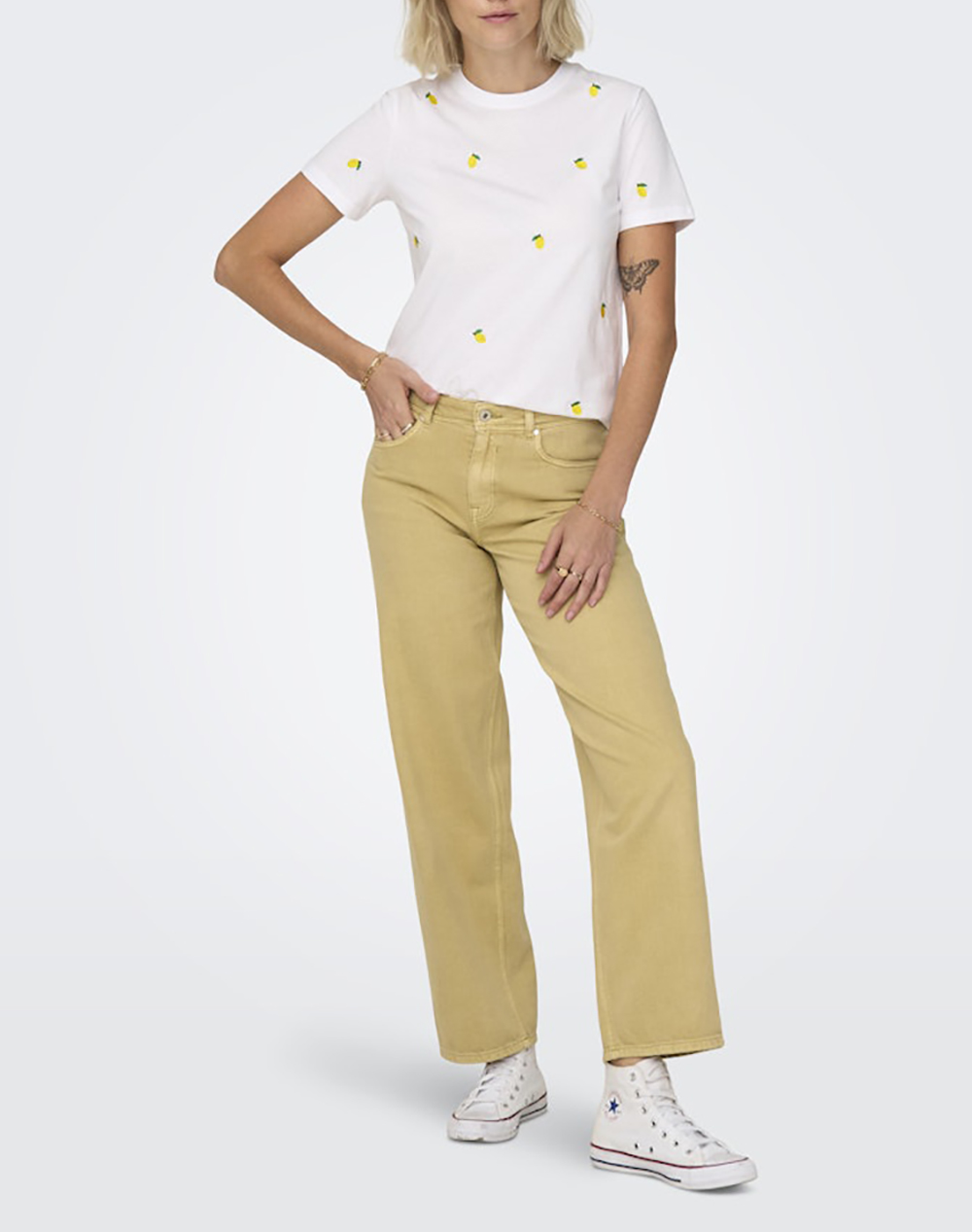 ONLY ONLKETTY S/S O-NECK TOP JRS NOOS