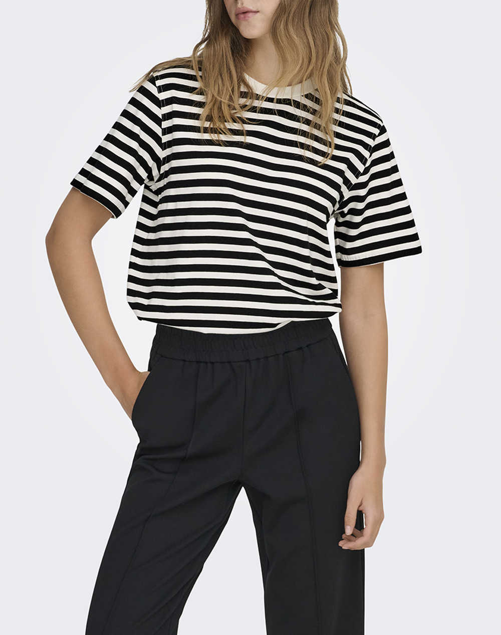 ONLY ONLLIVINA S/S STRIPE TEE JRS NOOS