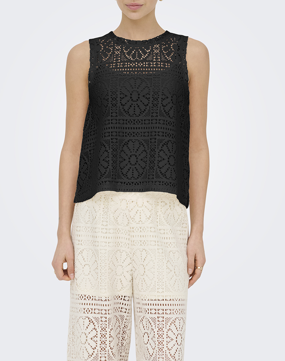 ONLY ONLLIAN LACE TANK TOP JRS NOOS