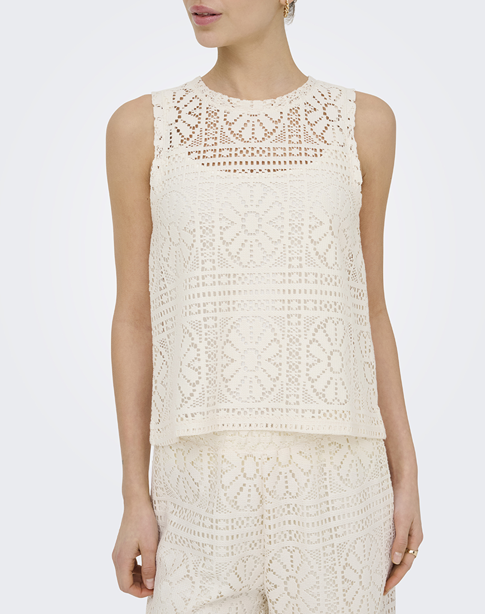 ONLY ONLLIAN LACE TANK TOP JRS NOOS