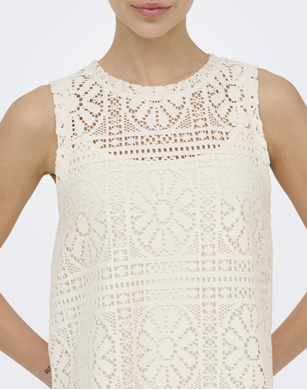 ONLY ONLLIAN LACE TANK TOP JRS NOOS