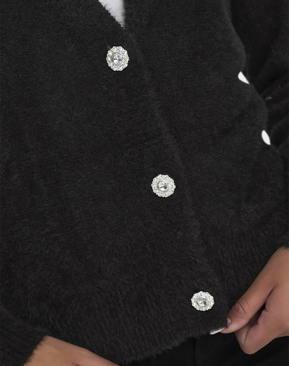 ONLY ONLELLA PIUMO LS CARDIGAN KNT NOOS