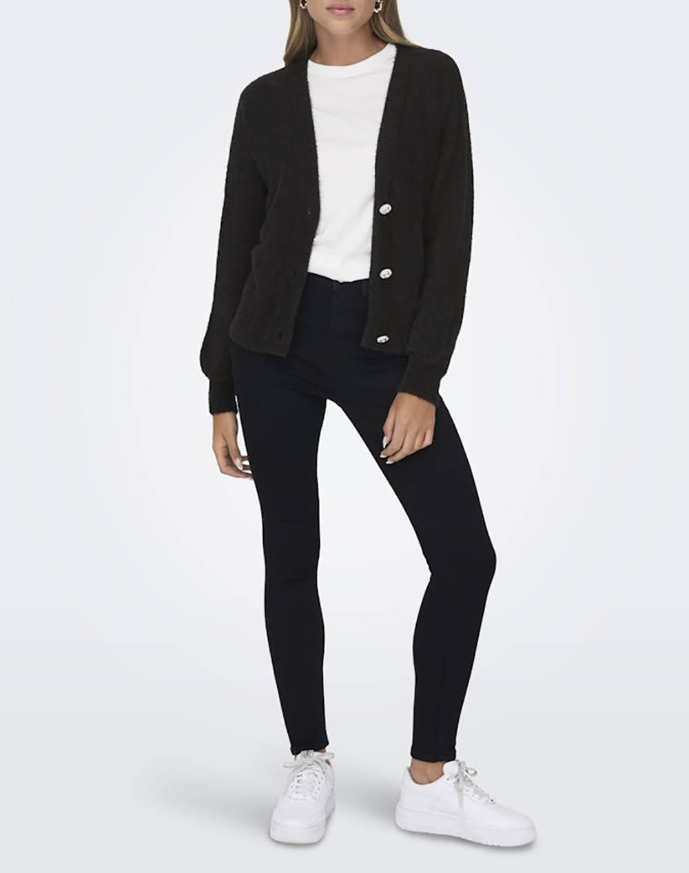 ONLY ONLELLA PIUMO LS CARDIGAN KNT NOOS