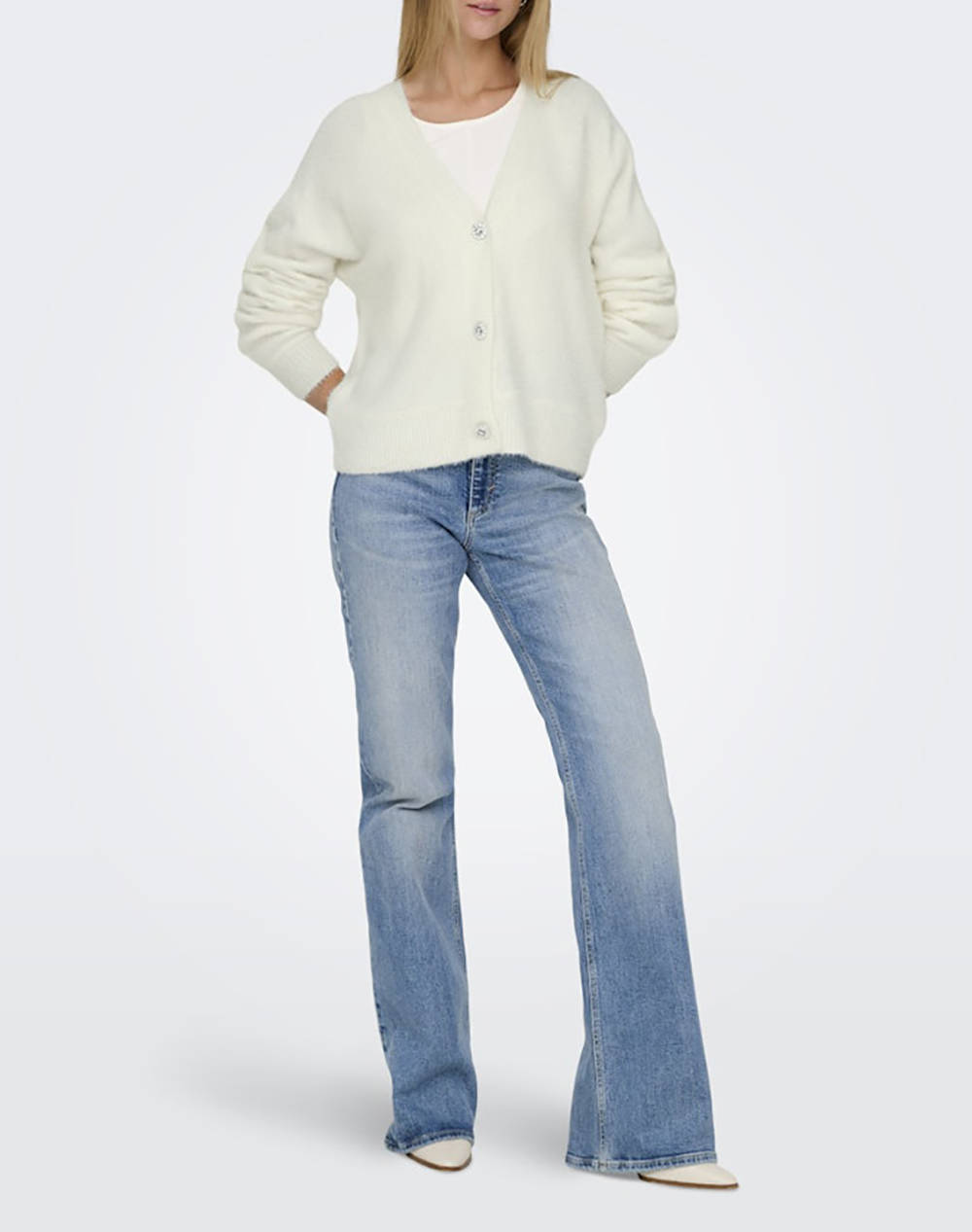 ONLY ONLELLA PIUMO LS CARDIGAN KNT NOOS