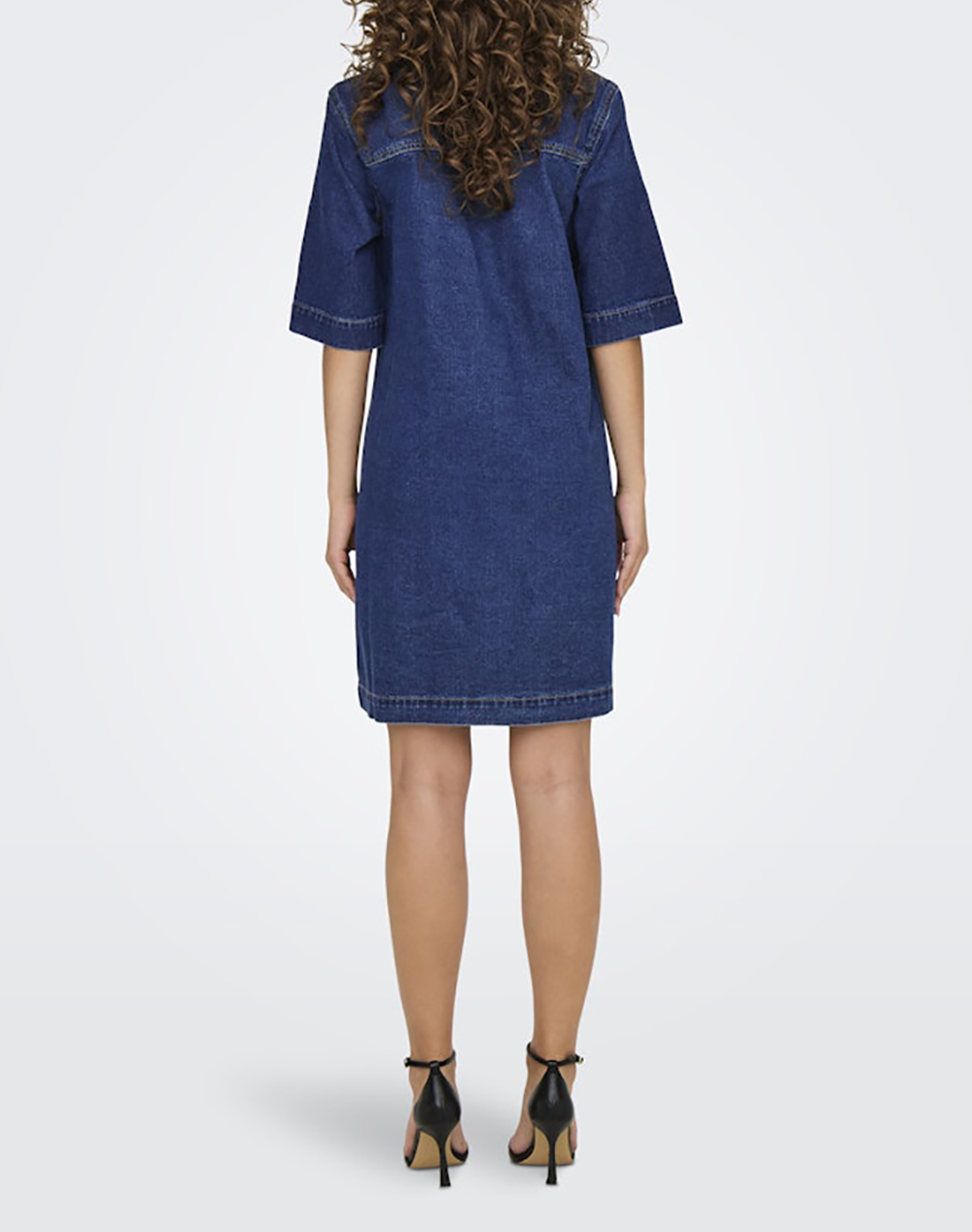 ONLY ONLBELLE S/S BUTTON DRESS DNM GUA NOOS