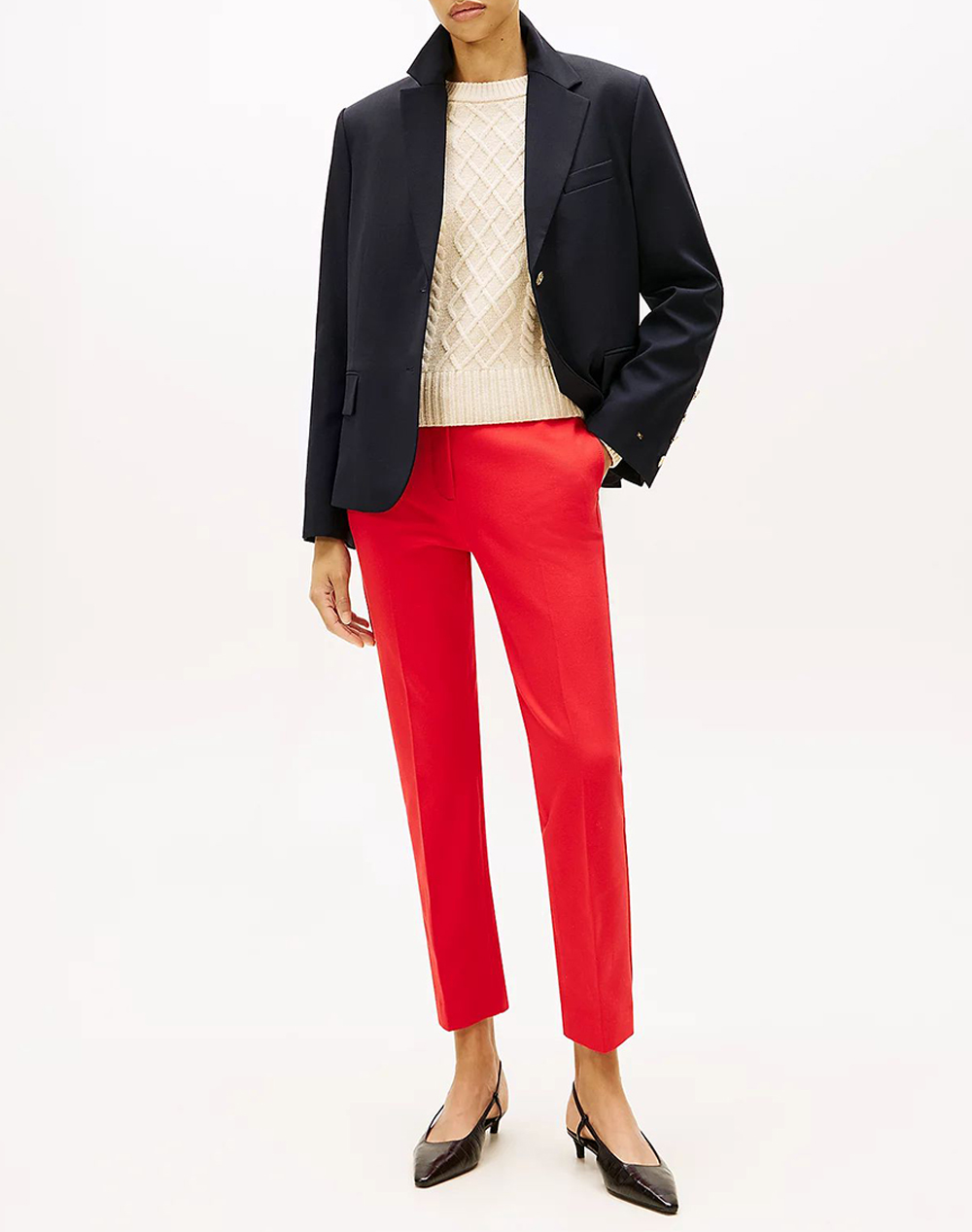 TOMMY HILFIGER GABARDINE SLIM PANT