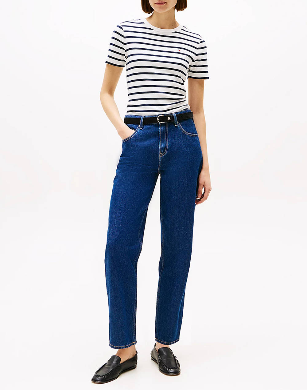 TOMMY HILFIGER NEW SLIM CODY C-NK SS
