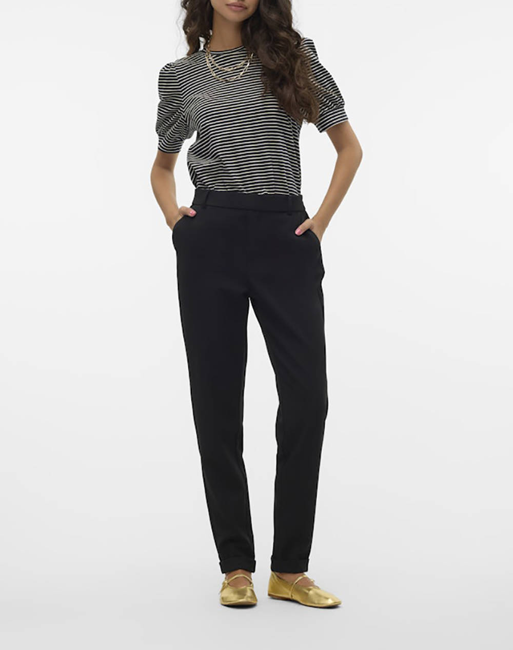 VERO MODA VMMAYA MW LOOSE SOLID PANT NOOS
