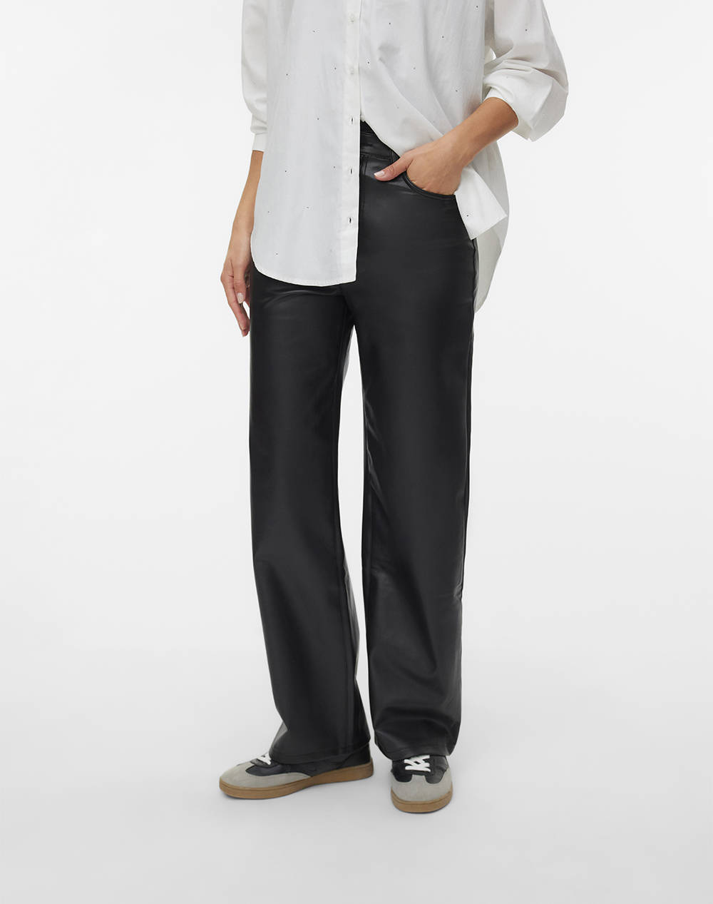 VERO MODA VMTESSA HR WIDE PL PANTS NOOS